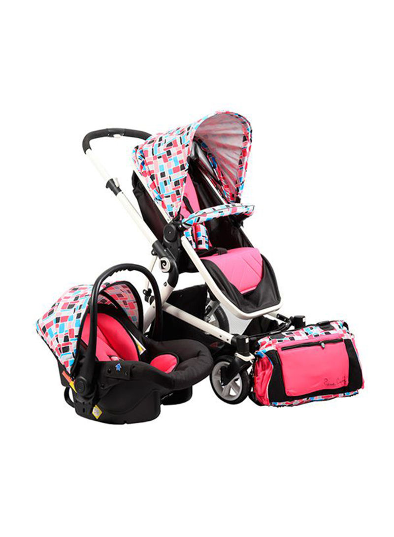 3-In-1 Baby Carrier and Stroller with Diaper Bag (12-18 Months)