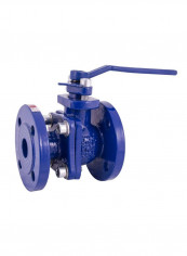 Cast Iron Flanged End Ball Valve Blue/Silver 5inch reviews Cast Iron Flanged End Ball Valve Blue/Silver 5inch