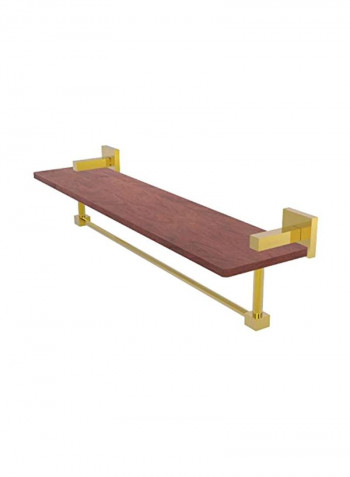 Montero Towel Bar Gold/Brown 22inch