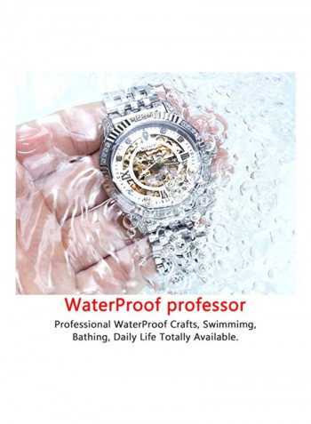 Water Resistant Analog Watch BL0018G-SSW-G