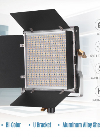 2 Pack LED Video Light with Stand Lighting Kit Multicolour
