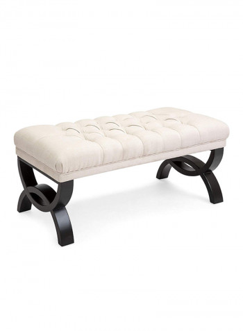 Colette Tufted Ottoman Beige 45x120x45centimeter