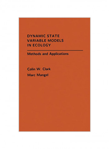 Dynamic State Variable Models In Ecology: Methods And Applications Hardcover