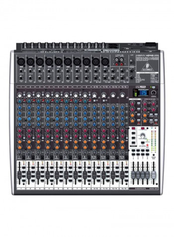 Xenyx Mixer with USB and Effects Visual Mixers X2442USB Black/Grey/White