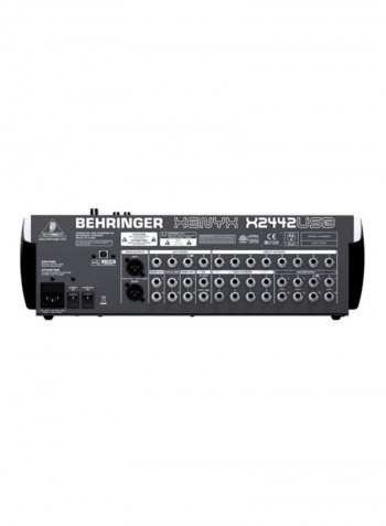 Xenyx Mixer with USB and Effects Visual Mixers X2442USB Black/Grey/White