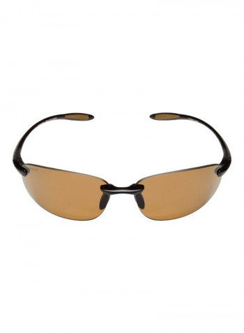 Nuvino Polarized Rectangular Sunglasses - Lens Size: 65 mm