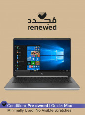 Renewed - Notebook 14-DQ1037WM Laptop With 14-Inch Display, Intel Core i3 Processor/10th GEN/4GB RAM/128GB SSD/Integrated Graphics Natural Silver