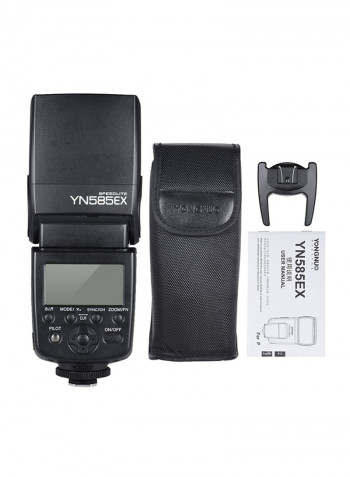 Wireless Speedlite Flash Light Kit For Pentax DSLR Camera Black