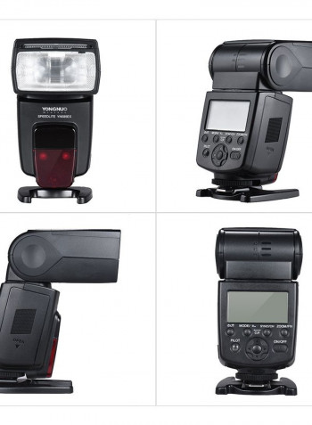 Wireless Speedlite Flash Light Kit For Pentax DSLR Camera Black