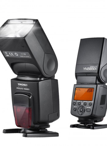 Wireless Speedlite Flash Light Kit For Pentax DSLR Camera Black