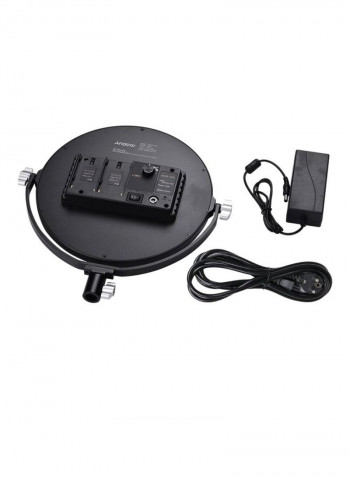 Temperature Dimmable LED Video Light OLED-260 26cm Black/Silver