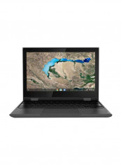 100E Chromebook Convertible 2-In-1 Laptop With 11.6-Inch Display, MediaTek MT8173C Processor/4GB RAM/16GB eMMC Flash Drive/4GB PowerVR GX6250 Graphic Card Black
