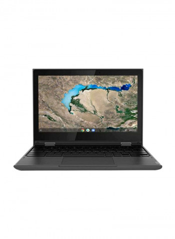 100E Chromebook Convertible 2-In-1 Laptop With 11.6-Inch Display, MediaTek MT8173C Processor/4GB RAM/16GB eMMC Flash Drive/4GB PowerVR GX6250 Graphic Card Black