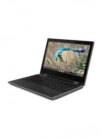 100E Chromebook Convertible 2-In-1 Laptop With 11.6-Inch Display, MediaTek MT8173C Processor/4GB RAM/16GB eMMC Flash Drive/4GB PowerVR GX6250 Graphic Card Black