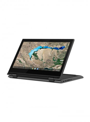 100E Chromebook Convertible 2-In-1 Laptop With 11.6-Inch Display, MediaTek MT8173C Processor/4GB RAM/16GB eMMC Flash Drive/4GB PowerVR GX6250 Graphic Card Black