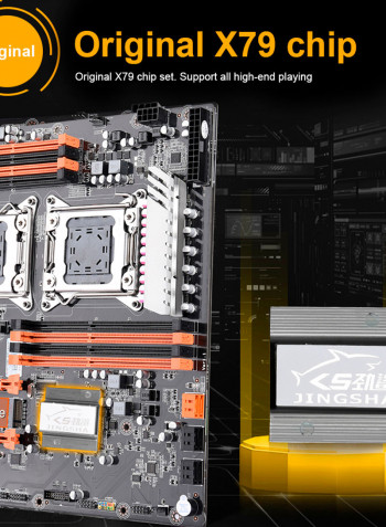 Jingsha X79 Dual CPU Motherboard Black
