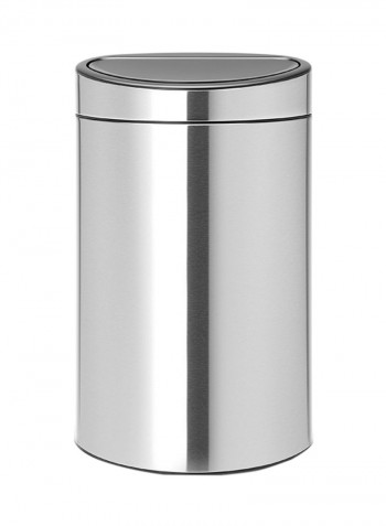 Touchbin Next Garbage Bin Matt Steel 40L