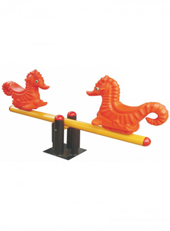 RW-15234 Double Seahorse Spring Rider Seesaw