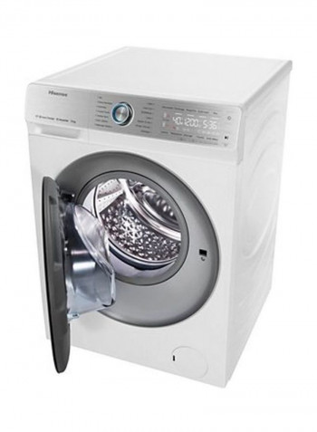 Free Standing Front Loading Washing Machine 10KG 10 kg 220 W WFER1014VAT Titanium/Black