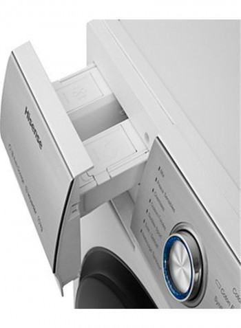 Free Standing Front Loading Washing Machine 10KG 10 kg 220 W WFER1014VAT Titanium/Black