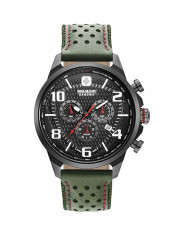 Men's Leather Chronograph Wrist Watch W S6-4328.13.007