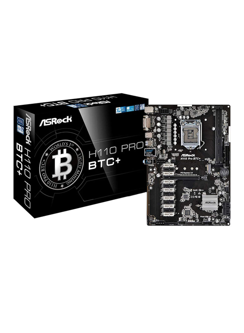 H110 Pro Btc+ Motherboard With 13 Pcie Gpu Support