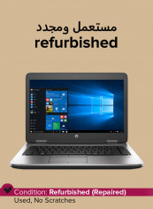 Refurbished - ProBook 640 G2 (2016) With 14-Inch Display, Core i5 Processor/6th Gen/8GB RAM/256GB SSD/Intel Integrated Sharing Graphics Black-silver