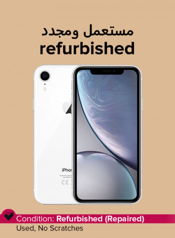 Refurbished - iPhone XR With Facetime White 64GB 4G LTE - International Specs