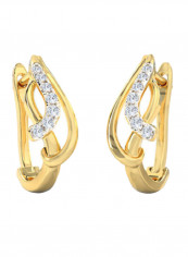 18K Gold Exquisite Design Shaira Diamond Stud Earring