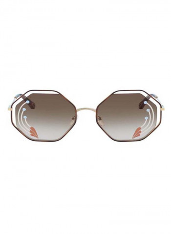 Women's Hexagonal Sunglasses - Lens Size: 58 mm