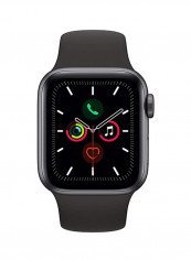 Watch Series 5-40mm GPS + Cellular Space Grey Aluminium Case With Black Sport Band