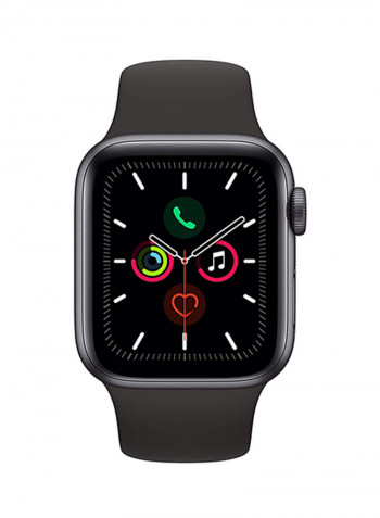 Watch Series 5-40mm GPS + Cellular Space Grey Aluminium Case With Black Sport Band