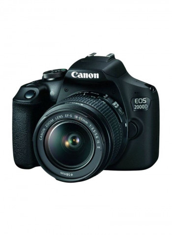 EOS 2000D DSLR Camera With 18-55 mm Lens