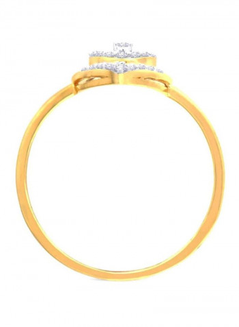 18 Karat Gold Mine Diamond Ring