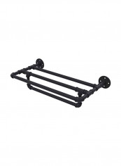 Wall Mounted Bar Towel Shelf Matte Black 18inch reviews Wall Mounted Bar Towel Shelf Matte Black 18inch