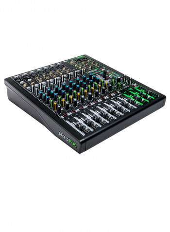 12-Channel Professional Effects Mixer ProFX12v3 Black
