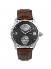 Men's Casual Leather Quartz Analog Wrist Watch 6606 GSLQ 33 E