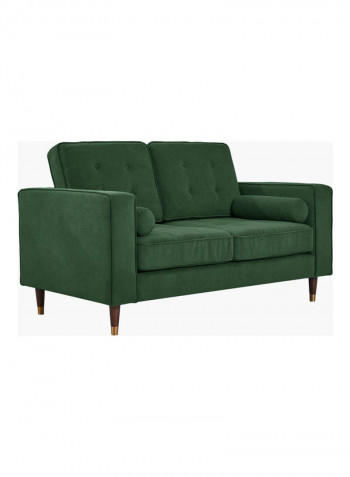 2-Seater Sloan Sofa With 2-Cushions Green 88x85x150cm