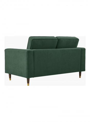 2-Seater Sloan Sofa With 2-Cushions Green 88x85x150cm