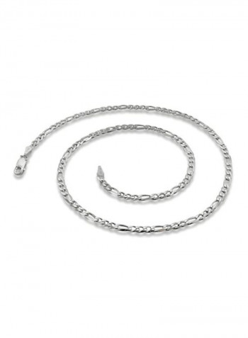 925 Sterling Silver Figaro Chain Necklace