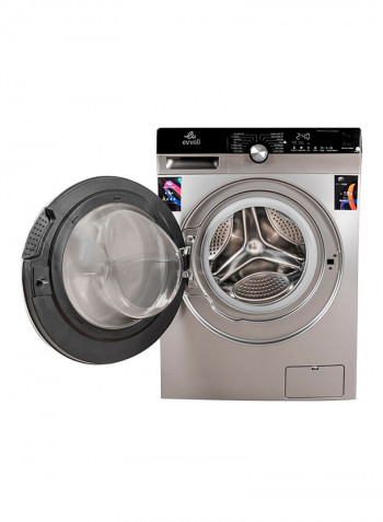 8 KG 1400 PRM Front Load Washing Machine 8 kg 2000 W EVWM-FBLE-814S Silver/Black