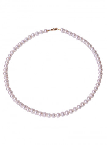 18K Gold Freshwater Pearl Necklace