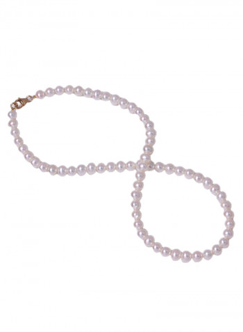 18K Gold Freshwater Pearl Necklace