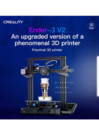Ender-3 V2 High Precision 3D Printer Black