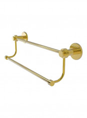Mercury Collection Double Groovy Accents Towel Bar Gold 30inch