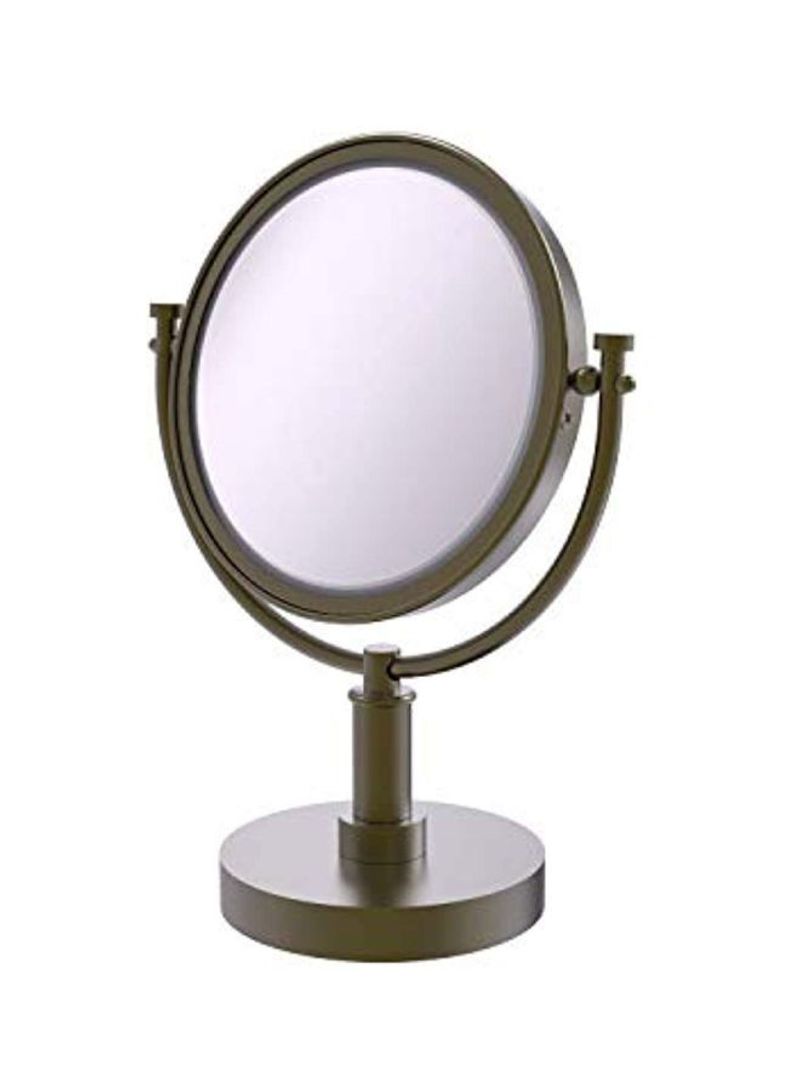 Table Mirror With 4X Magnification Silver/Clear 8inch