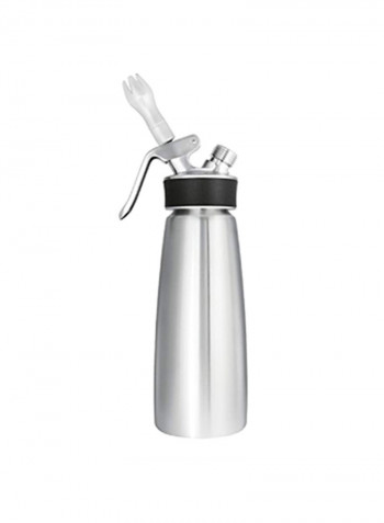 Cream Whipper Silver/Black 4 x 3 x 12inch