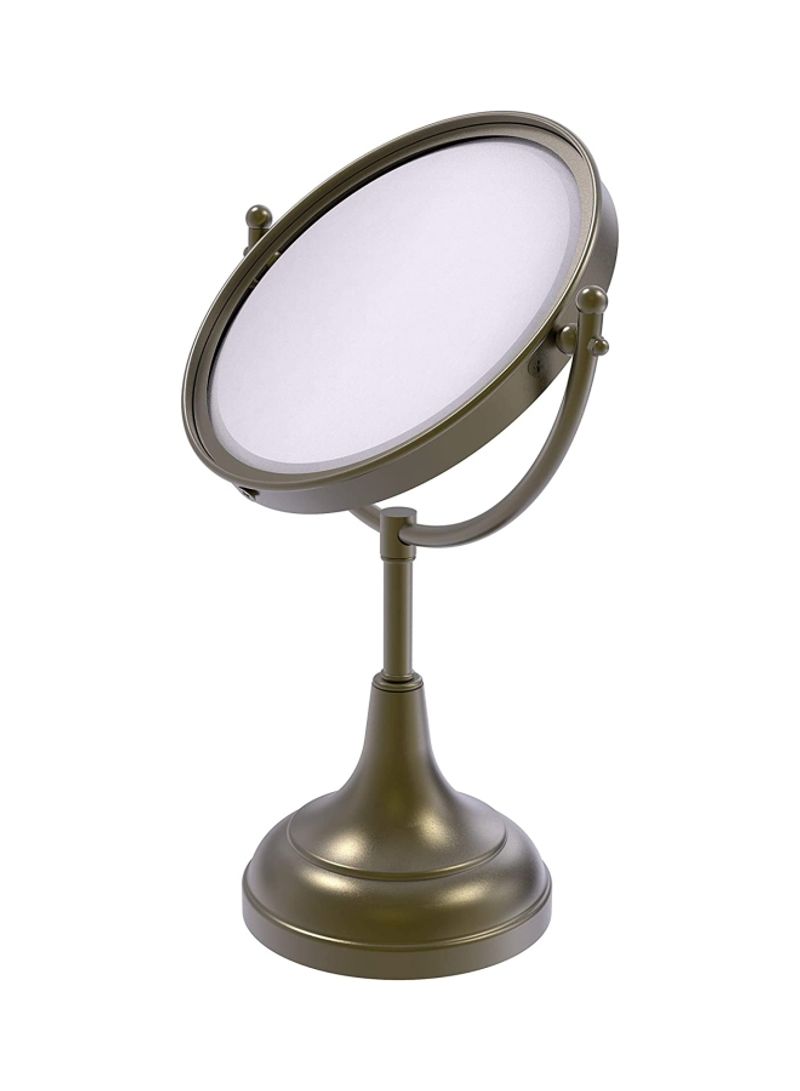 Vanity Top Make-Up Mirror Gold/Clear 15inch