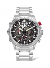 Men's Stainless Steel Chronograph Wrist Watch P 16018JS-13M