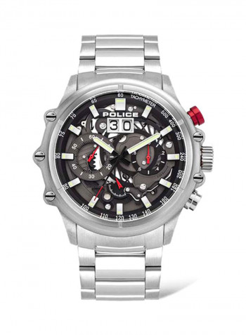 Men's Stainless Steel Chronograph Wrist Watch P 16018JS-13M